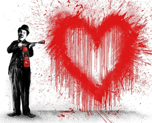 Mr. Brainwash’s Spray Love