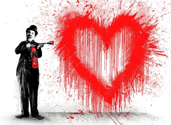 Mr. Brainwash “Spray Love” Limited-Edition Silkscreen Print